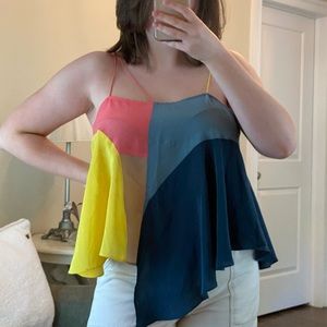 Anthropologie asymmetrical top